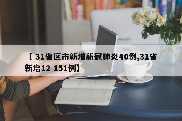 【 31省区市新增新冠肺炎40例,31省新增12 151例】